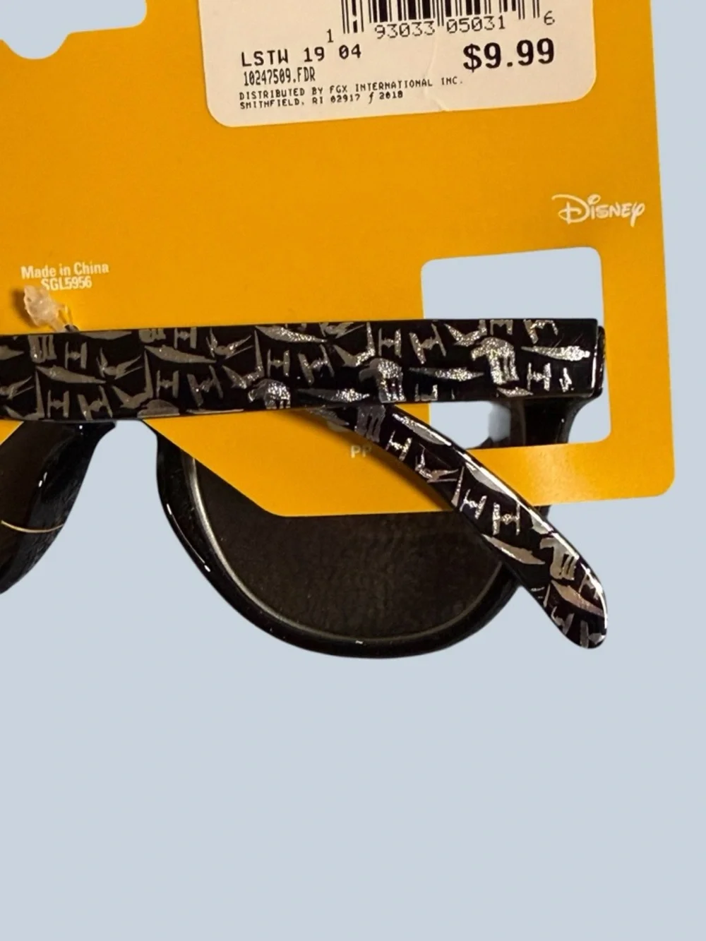 Star Wars Sunglasses - Black & Silver Flip-Up Lenses NIP